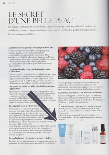 L'officiel - Hors-série - Chirurgie Esthétique - Décembre 2018 -  Deep Moist Gel