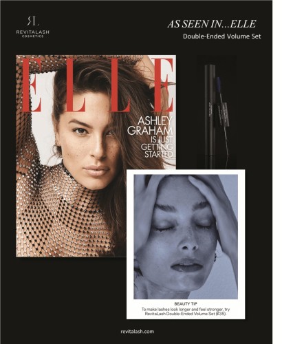 Elle - Février 2019 - Duo volumisaant de Revitalash®Cosmetics