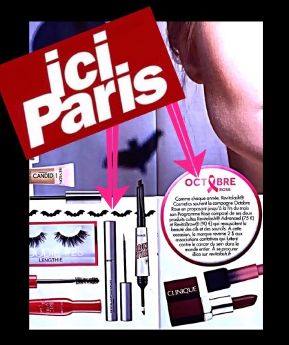 Ici Paris - Octobre 2019 - Octobre Rose - Revitalash® Cosmetics