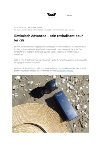 Les Frivoles - mai 2020 - Revitalash® Cosmetics