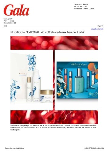 Coffrets cadeaux pour femmes : 5 idées à offrir rapidement - Décembre 2020 