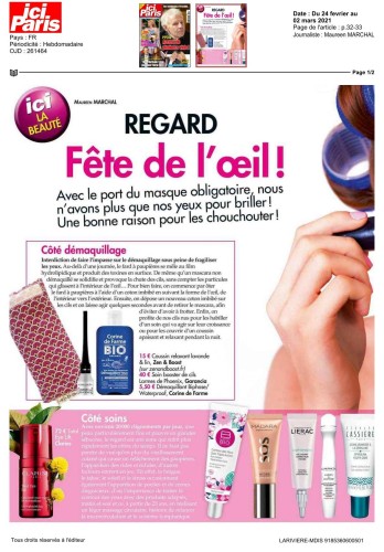 Les 3 catégories de produits indispensables pour un beau regard - Février 2021 