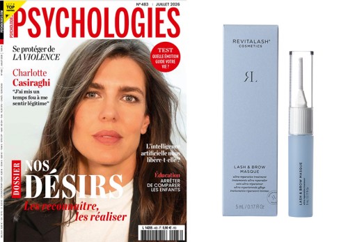 Lash & Brow Masque paru dans Psychologies  - Juillet 2026
