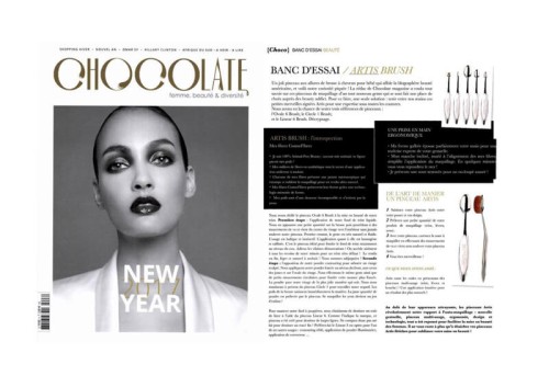 Chocolate Magazine - Pinceaux Artis