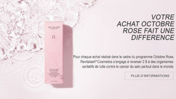 RevitaLash® Cosmetics maintient son engagement pour Octobre Rose